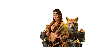 The image shows a character with a wolf and chests of gold, symbolizing the Aviatrix tournament at Eldorado Internet Casino. Players are offered generous bonuses and rewards for participating in the tournament.