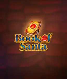 Experience the festive spirit with the Book of Santa game by Endorphina, showcasing an ornate golden book adorned with Santa's iconic seal. This graphic conveys the magic and mystery of Christmas, set against a warm red background. Perfect for those who love Christmas-themed slots, promising a delightful adventure. 